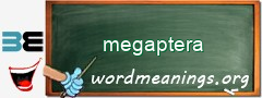 WordMeaning blackboard for megaptera